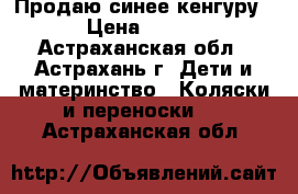 Продаю синее кенгуру › Цена ­ 500 - Астраханская обл., Астрахань г. Дети и материнство » Коляски и переноски   . Астраханская обл.